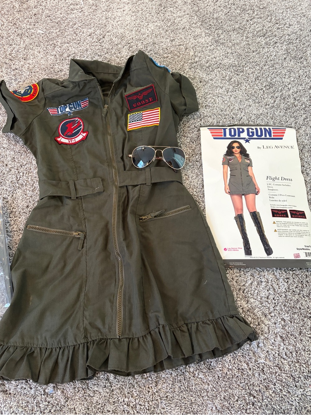 Adult Women’s Top Gun Flight Dress
